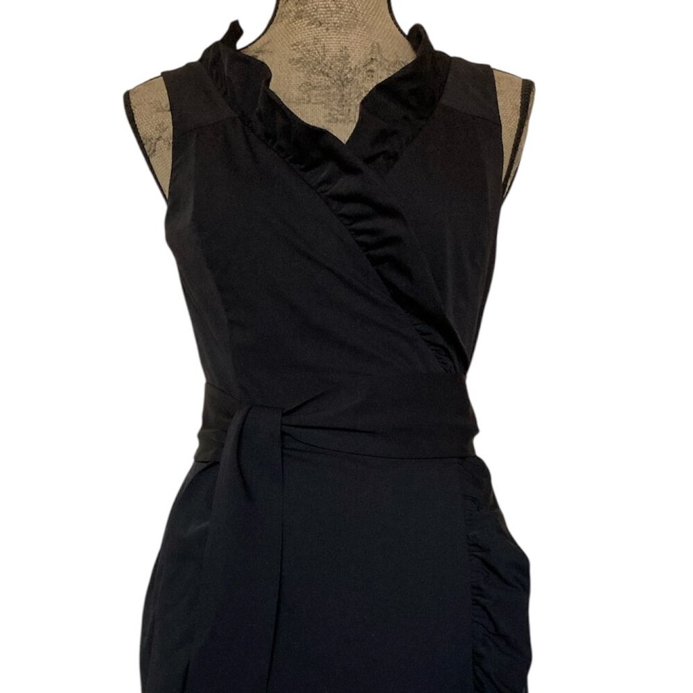 Black DVF Wrap Dress